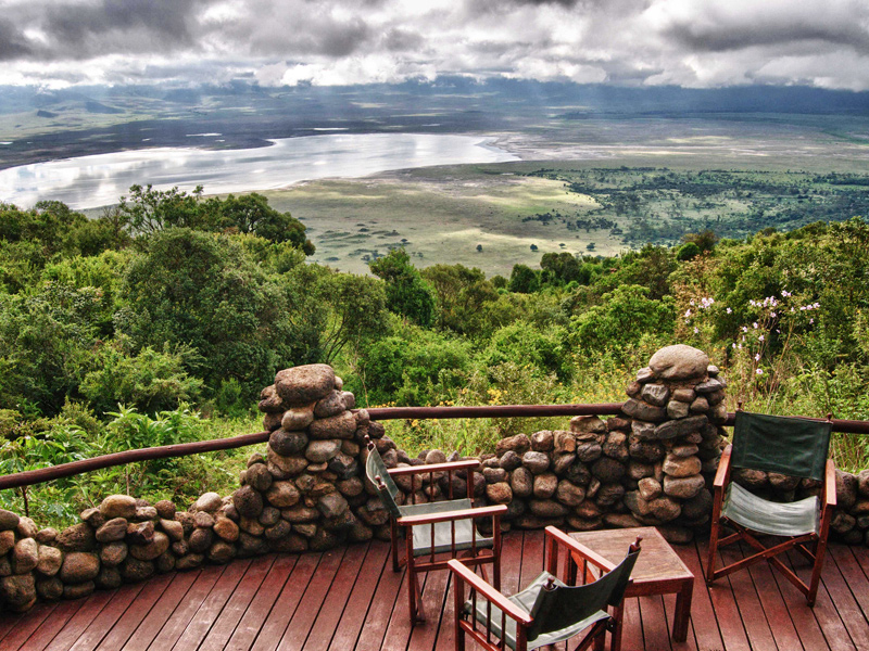 Ngorongoro Serena Lodge, balcony