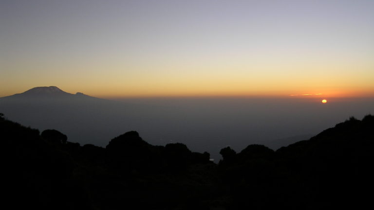 Kilimanjaro from Mount Meru